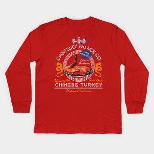 Bo'ling Chop Suey Palace Christmas Story Kids Long Sleeve T-Shirt